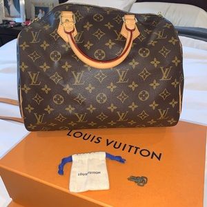 Louis Vuitton speedy 30 bandolier